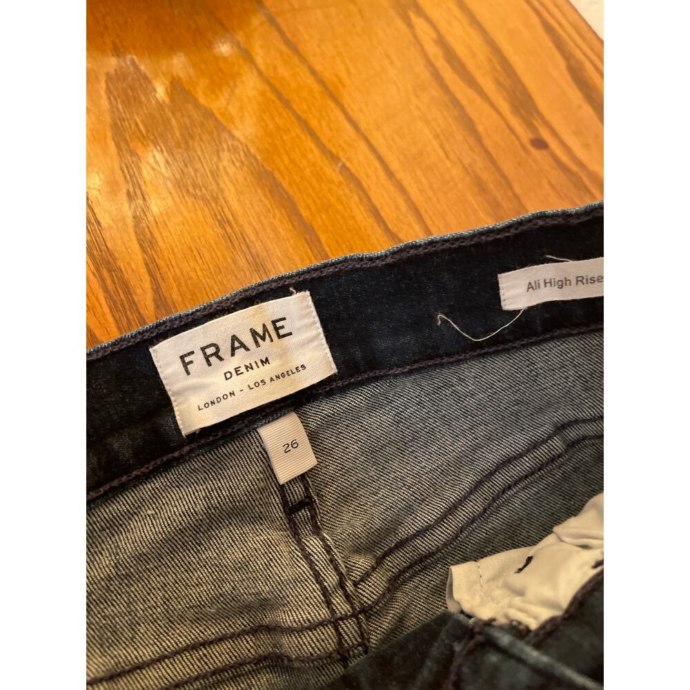FRAME ALI HIGH RISE SKINNY JEANS SIZE 26 - Picture 4 of 9
